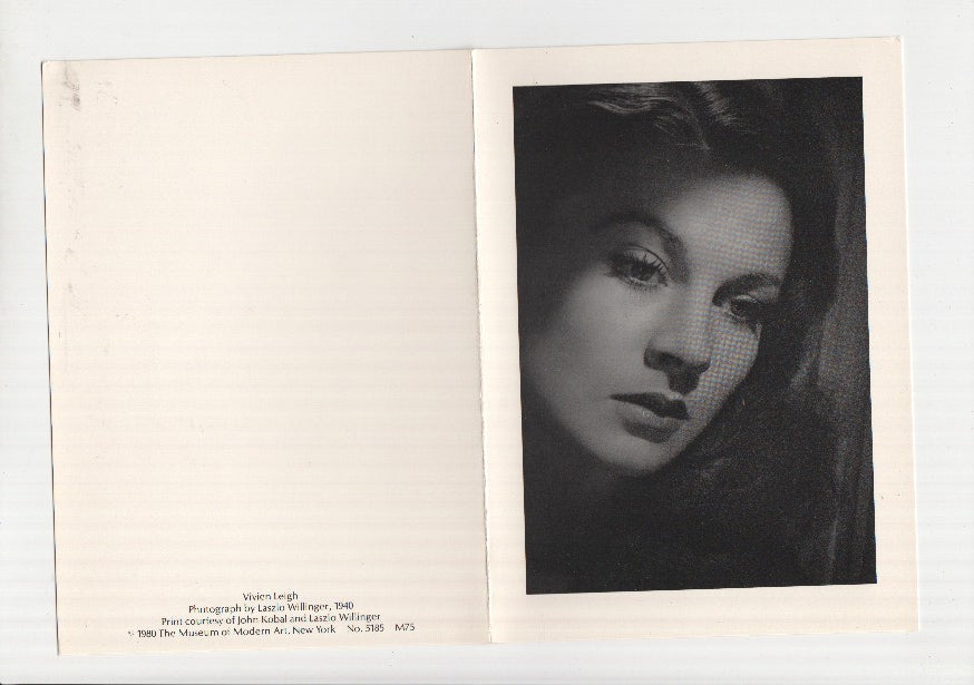 Foto-Postal: Hollywood Portraits: VIVIEN LEIGH (Museum of Modern Art, New York)