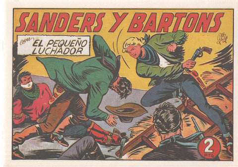 Facsimil: El Pequeño Luchador numero 122: Sanders y Bartons