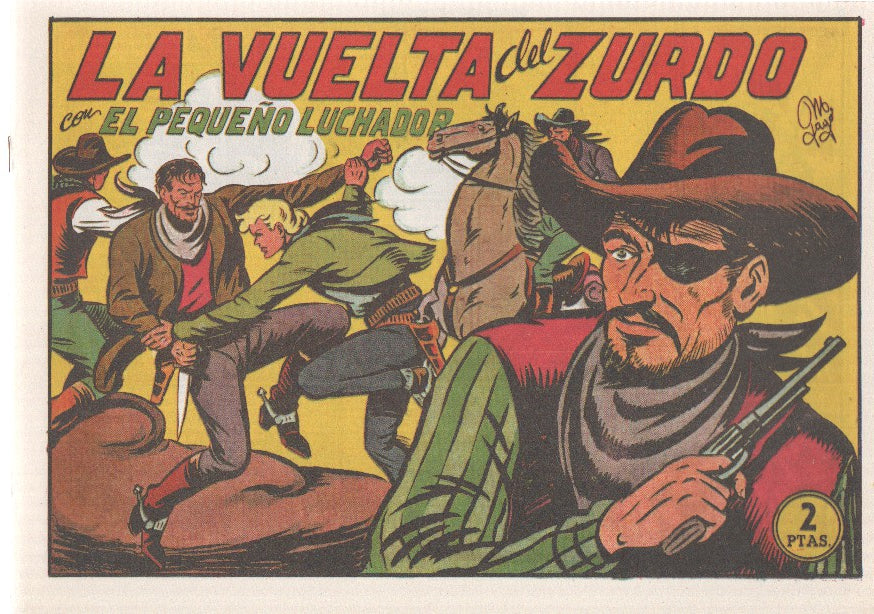 Facsimil: El Pequeño Luchador numero 124: La vuelta del zurdo