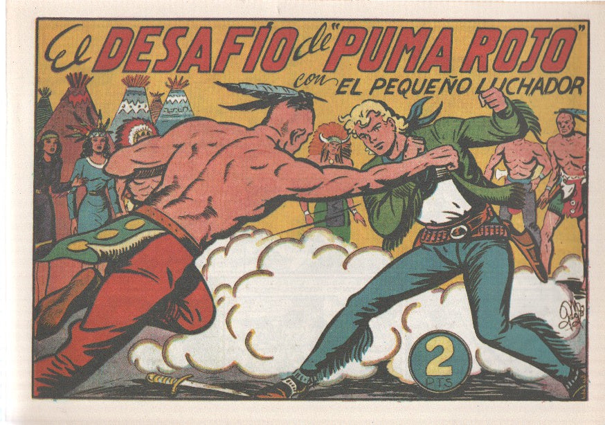 Facsimil: El Pequeño Luchador numero 131: El desafio de Puma Rojo