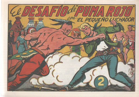 Facsimil: El Pequeño Luchador numero 131: El desafio de Puma Rojo