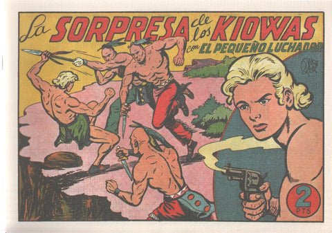 Facsimil: El Pequeño Luchador numero 134: La sorpresa de los Kiowas