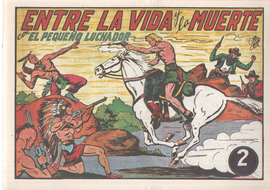 Facsimil: El Pequeño Luchador numero 135: Entre la vida y la muerte