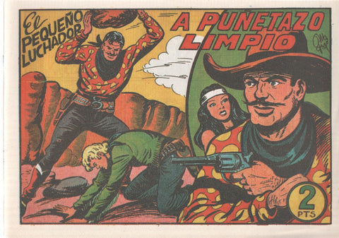 Facsimil: El Pequeño Luchador numero 136: A puñetazo limpio