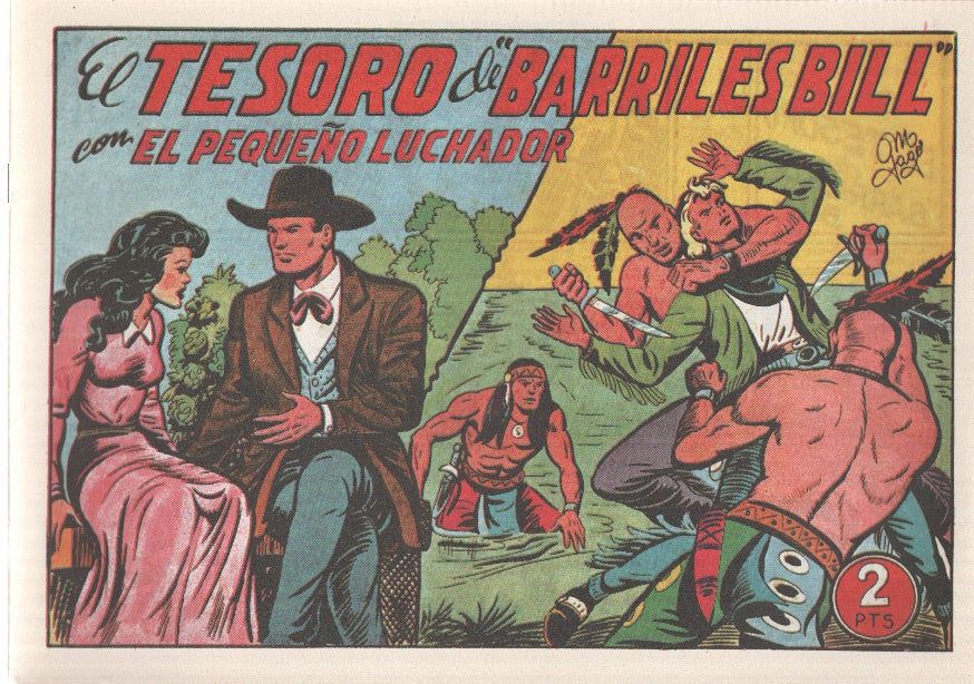 Facsimil: El Pequeño Luchador numero 141: El tesoro de Barriles Bill