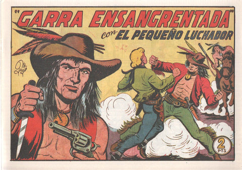 Facsimil: El Pequeño Luchador numero 150: Garra ensangrentada