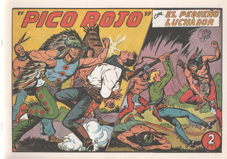 Facsimil: El Pequeño Luchador numero 154: Pico rojo
