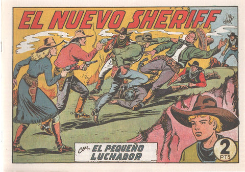 Facsimil: El Pequeño Luchador numero 158: El nuevo sheriff