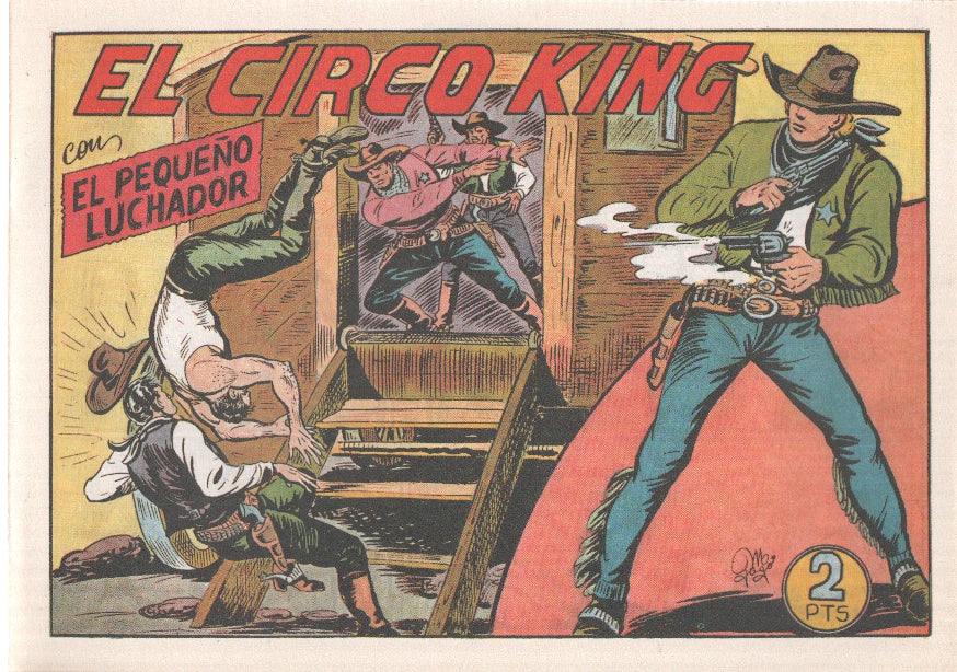 Facsimil: El Pequeño Luchador numero 159: El circo King