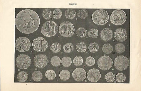 LAMINA ESPASA 10127: Monedas de España