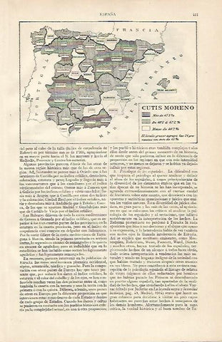 LAMINA ESPASA 10159: Cutis moreno en España