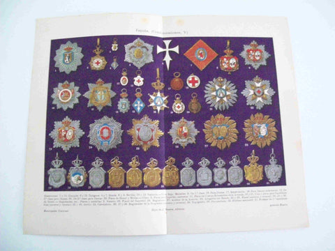 LAMINA ESPASA 10226: Condecoraciones varias de España