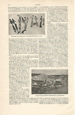 LAMINA ESPASA 10264: Pinturas de Cogul segun Breuil y Cabre