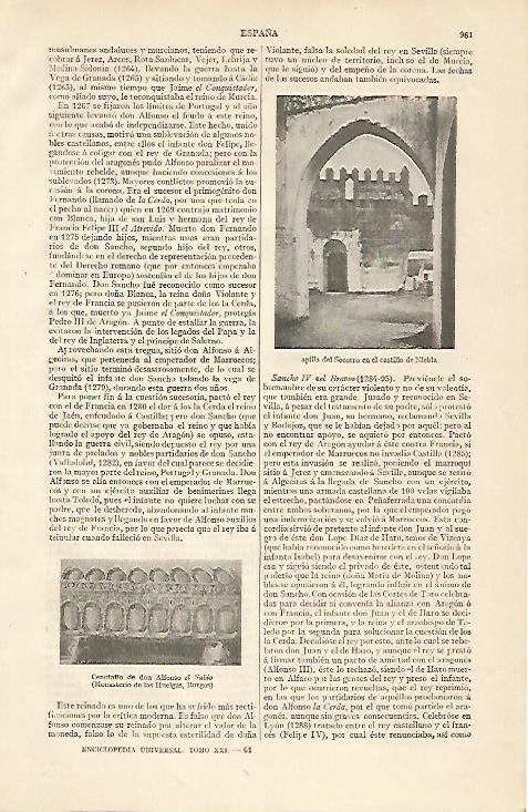 LAMINA ESPASA 10290: Capilla del Socorro del castillo de Niebla
