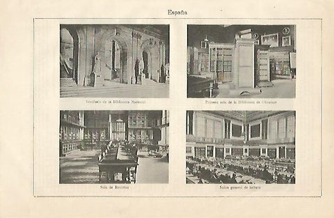 LAMINA ESPASA 10321: Biblioteca Nacional de Madrid