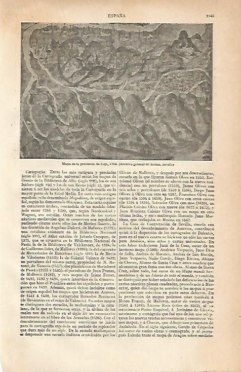 LAMINA ESPASA 10334: Mapa de la provincia de Loja en 1769