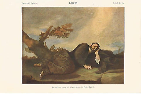LAMINA ESPASA 10380: La escala de Jacob por Ribera