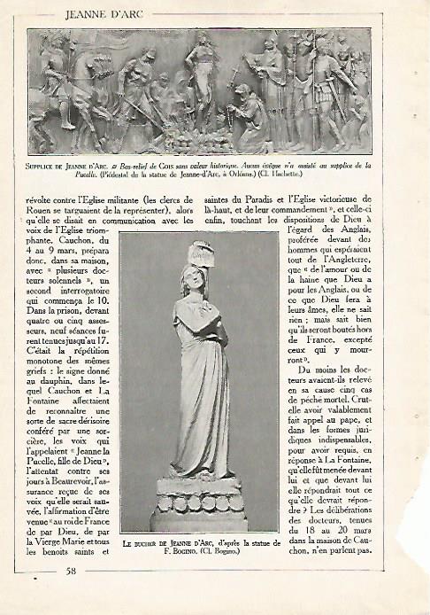 LAMINA 4511: Suplicio de Juana de Arco