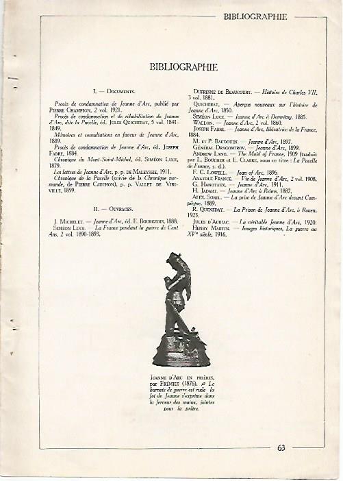 LAMINA 4514: Bibliografia sobre Juana de Arco