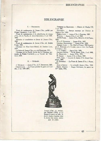 LAMINA 4514: Bibliografia sobre Juana de Arco