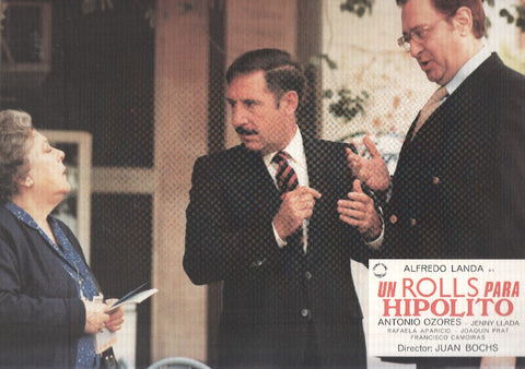 Caratula de cine: UN ROLLS PARA HIPOLITO, (numerado 03 en trasera)