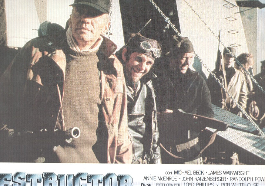 Caratula de cine: DESTRUCTOR / Battletruck, (numerado 01 en trasera)