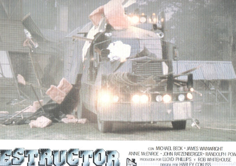 Caratula de cine: DESTRUCTOR / Battletruck, (numerado 03 en trasera)