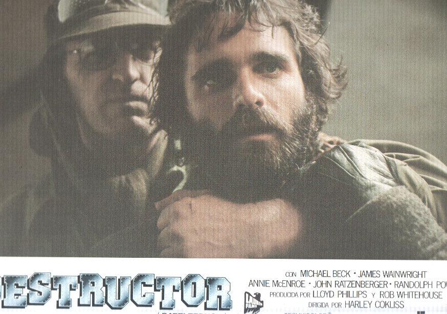 Caratula de cine: DESTRUCTOR / Battletruck, (numerado 07 en trasera)