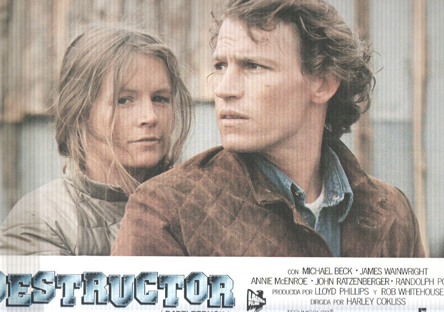 Caratula de cine: DESTRUCTOR / Battletruck, (numerado 08 en trasera)