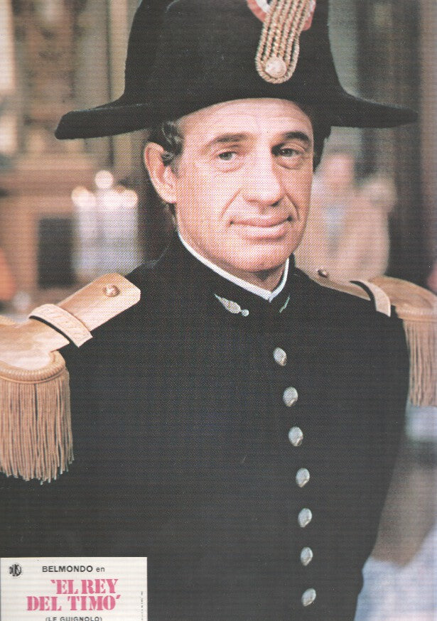 Caratula de cine: EL REY DEL TIMO / Le guignolo, (numerado 07 en trasera)