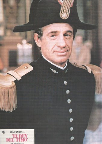Caratula de cine: EL REY DEL TIMO / Le guignolo, (numerado 07 en trasera)