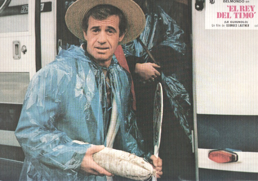 Caratula de cine: EL REY DEL TIMO / Le guignolo, (numerado 11 en trasera)