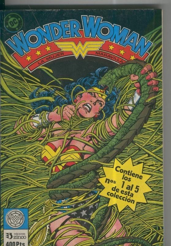 Wonder Woman retapado numero 01 al 05