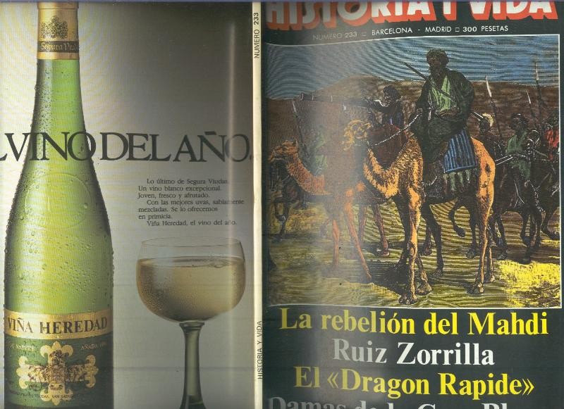 Historia y Vida numero 233: La rebelion del Mahdi
