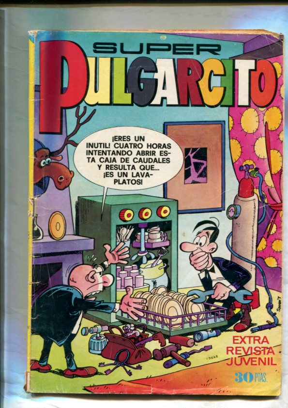 Super Pulgarcito numero 075: El enigmatico caso del boxeador fantasma (A.Usero)