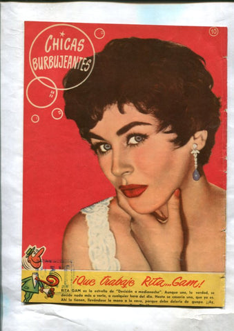 Can Can numero 10 (1958): trasera foto Rita Gam