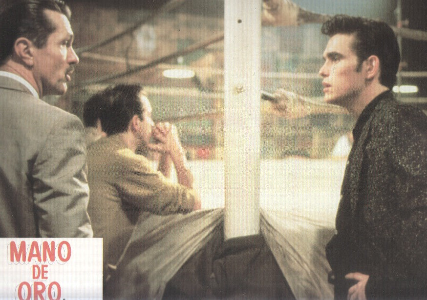 Caratula de cine: MANO DE ORO / The Big Town (numerado 08 en trasera)