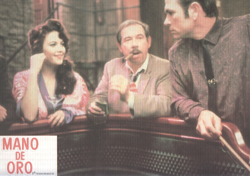 Caratula de cine: MANO DE ORO / The Big Town (numerado 12 en trasera)