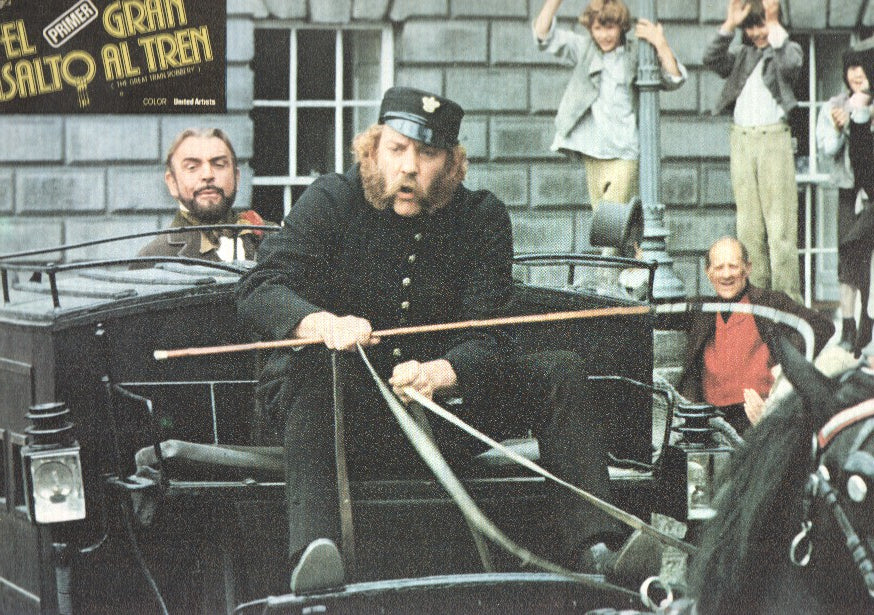 Caratula de cine: EL PRIMER GRAN ASALTO AL TREN / The Great Train Robbery (numerado 10 en trasera)