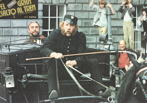 Caratula de cine: EL PRIMER GRAN ASALTO AL TREN / The Great Train Robbery (numerado 10 en trasera)