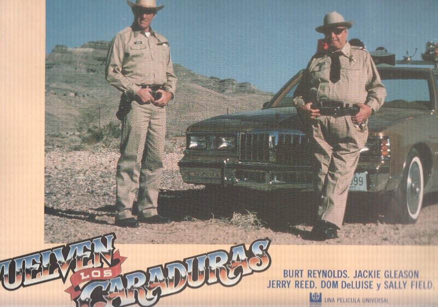 Caratula de cine: VUELVEN LOS CARADURAS / Smokey and the Bandit II (numerado 01 en trasera)