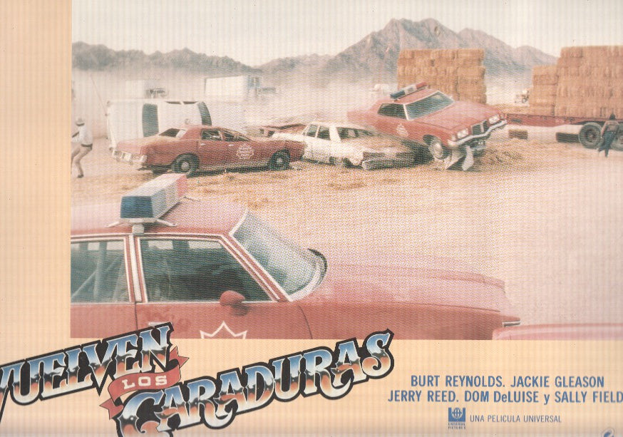 Caratula de cine: VUELVEN LOS CARADURAS / Smokey and the Bandit II (numerado 04 en trasera)
