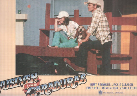 Caratula de cine: VUELVEN LOS CARADURAS / Smokey and the Bandit II (numerado 07 en trasera)