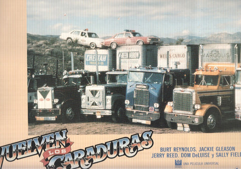 Caratula de cine: VUELVEN LOS CARADURAS / Smokey and the Bandit II (numerado 10 en trasera)
