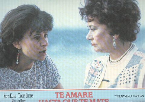 Caratula de cine: TE AMARE HASTA QUE TE MATE / I Love You to Death (numerado 01 en trasera)
