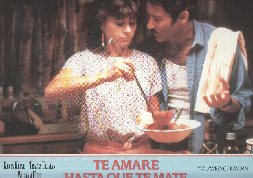 Caratula de cine: TE AMARE HASTA QUE TE MATE / I Love You to Death (numerado 02 en trasera)
