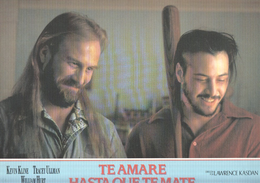 Caratula de cine: TE AMARE HASTA QUE TE MATE / I Love You to Death (numerado 04 en trasera)