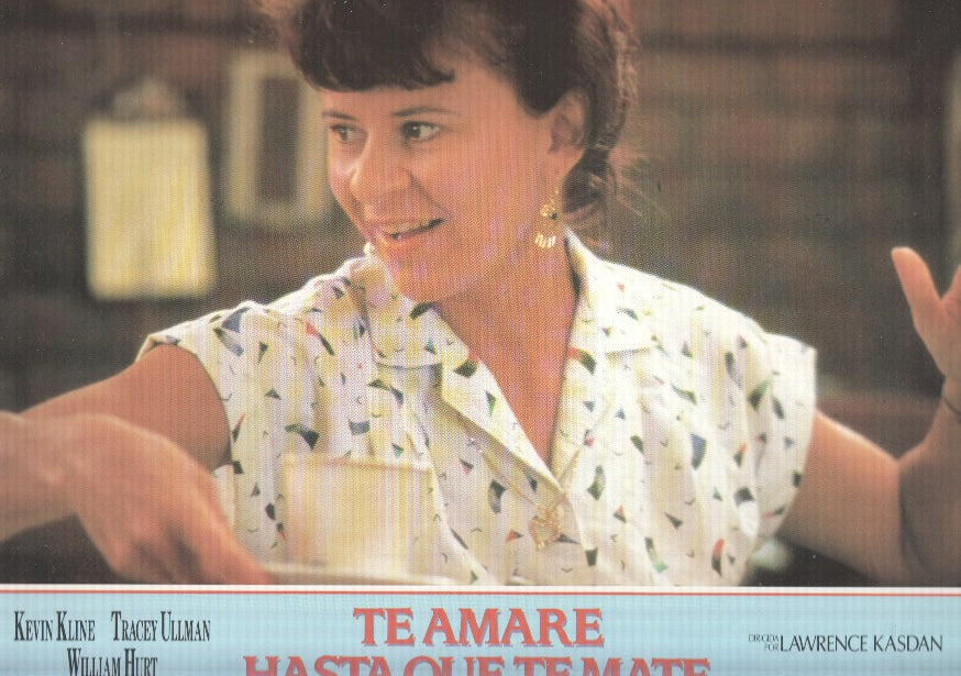 Caratula de cine: TE AMARE HASTA QUE TE MATE / I Love You to Death (numerado 05 en trasera)
