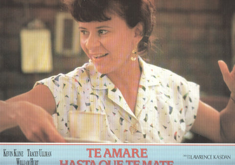 Caratula de cine: TE AMARE HASTA QUE TE MATE / I Love You to Death (numerado 05 en trasera)