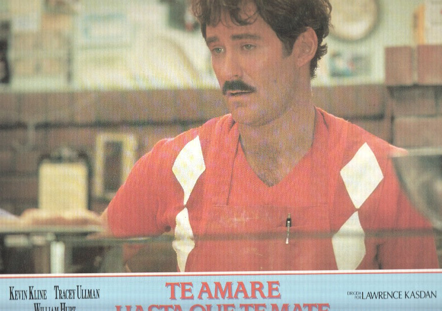 Caratula de cine: TE AMARE HASTA QUE TE MATE / I Love You to Death (numerado 06 en trasera)